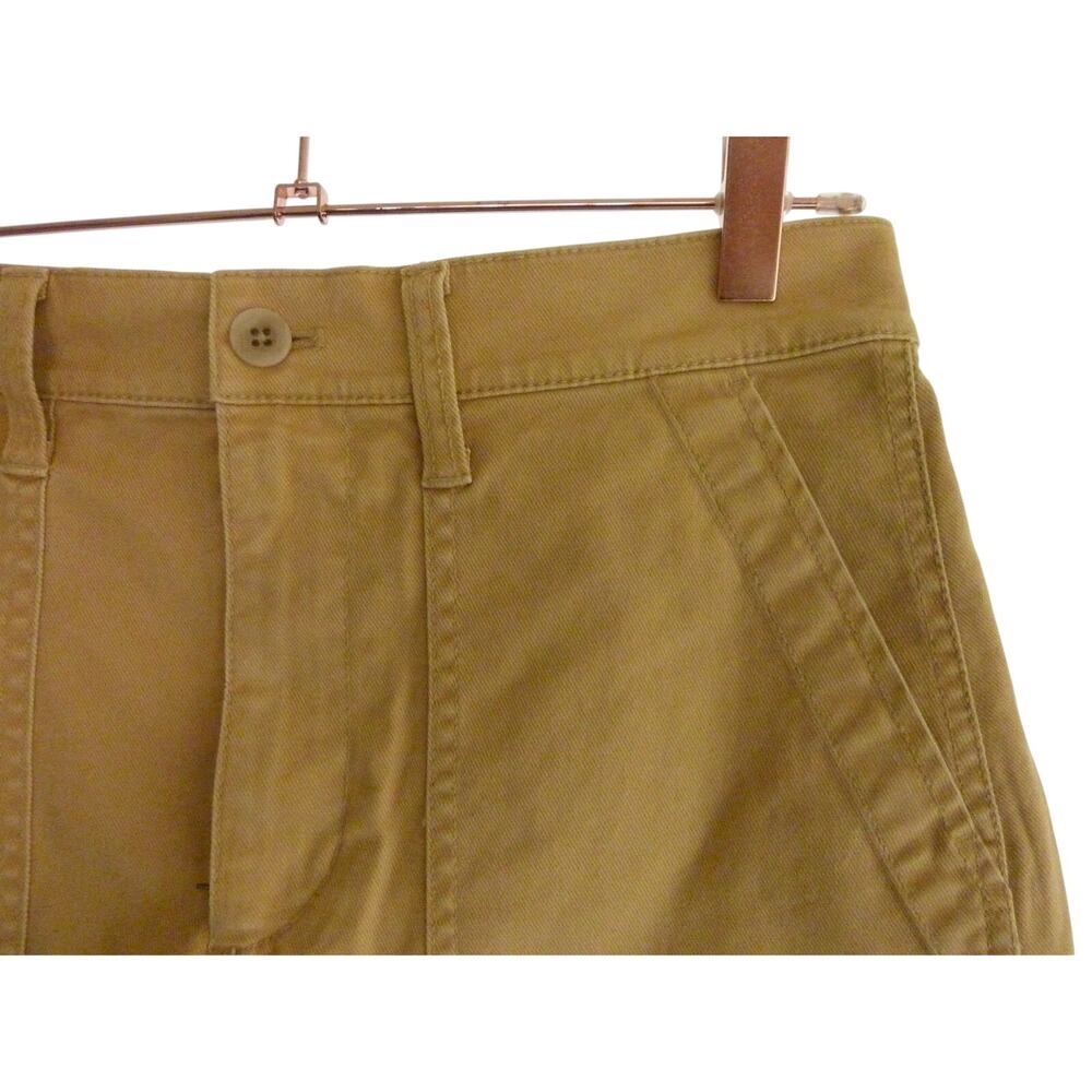 NWT Madewell The Perfect Vintage Fatigue Short Straw Brown Khaki 27 - Picture 2 of 6